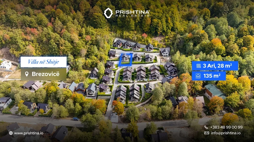 Villë ekskluzive në #shitje 135m² në Brezovicë 🏡✨