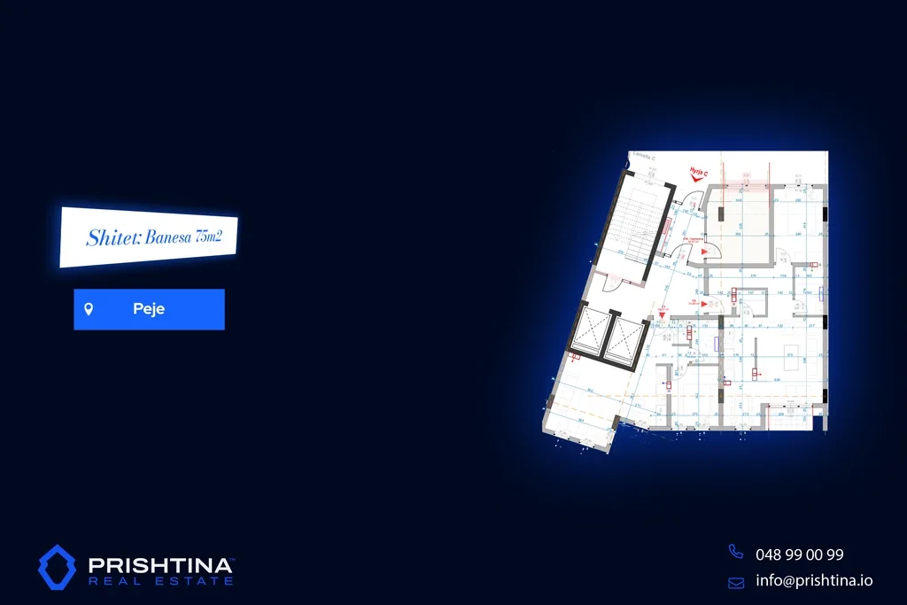Banese ne #shitje 75m² ne Pejë