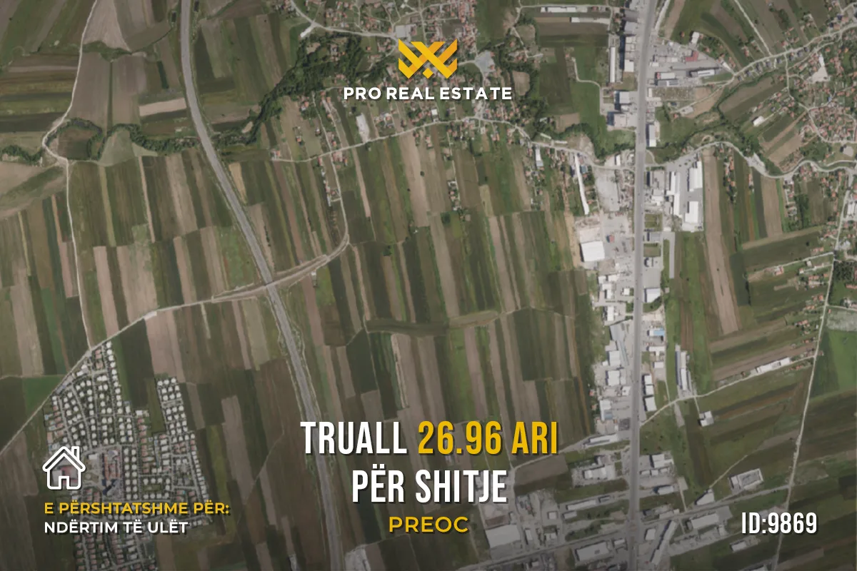 Truall 26.96 Ari për #SHITJE në Preoc