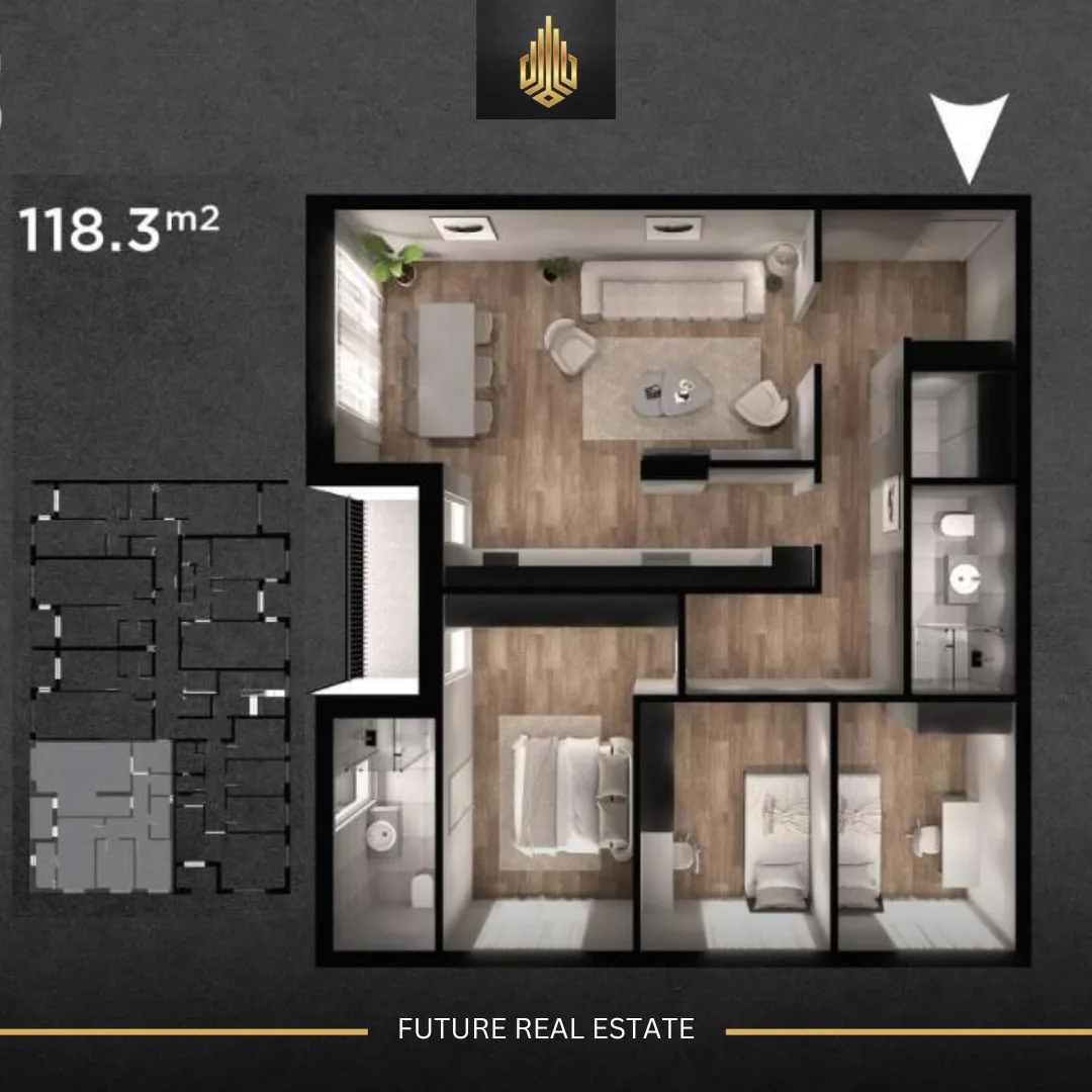 Banesë në SHITJE/102m², 118.3m²