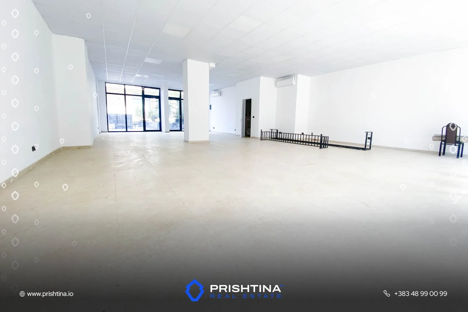 Lokal me qira 136m² te Mati 1