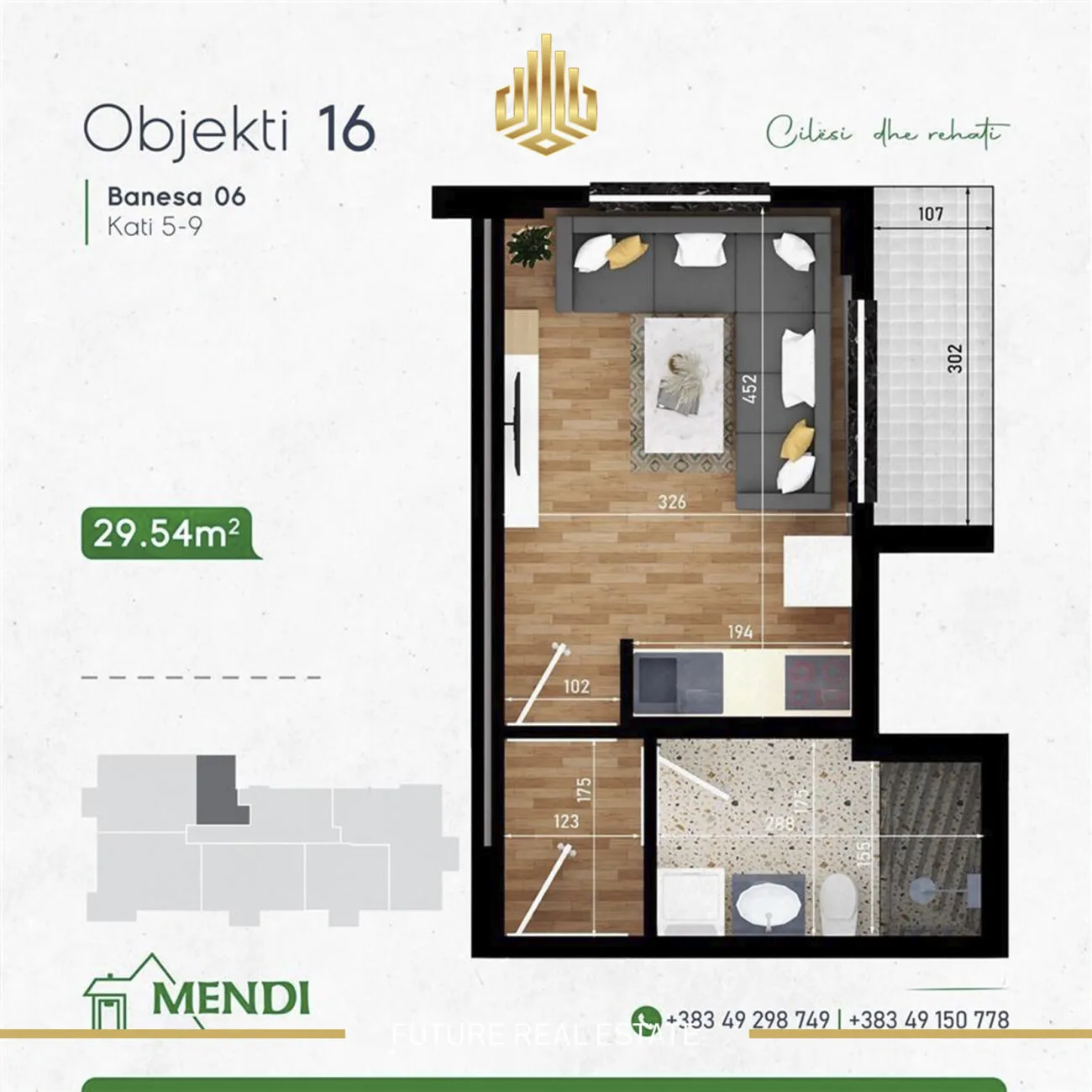 Gasonjerka në SHITJE/29.54m2