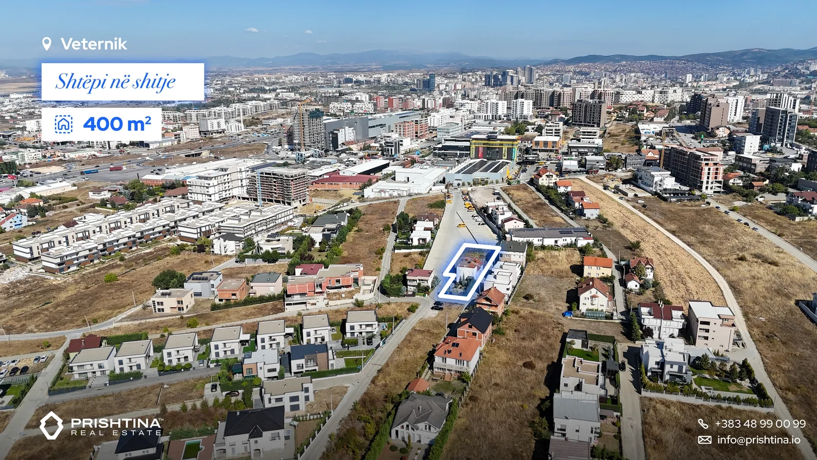 Shtëpi në shitje dhe me qira 400m² në Veternik