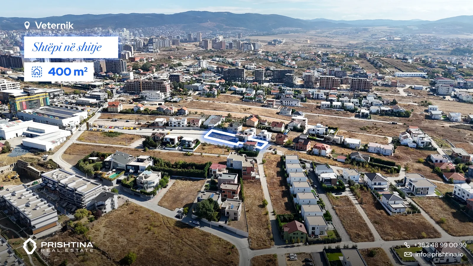 Shtëpi në shitje dhe me qira 400m² në Veternik