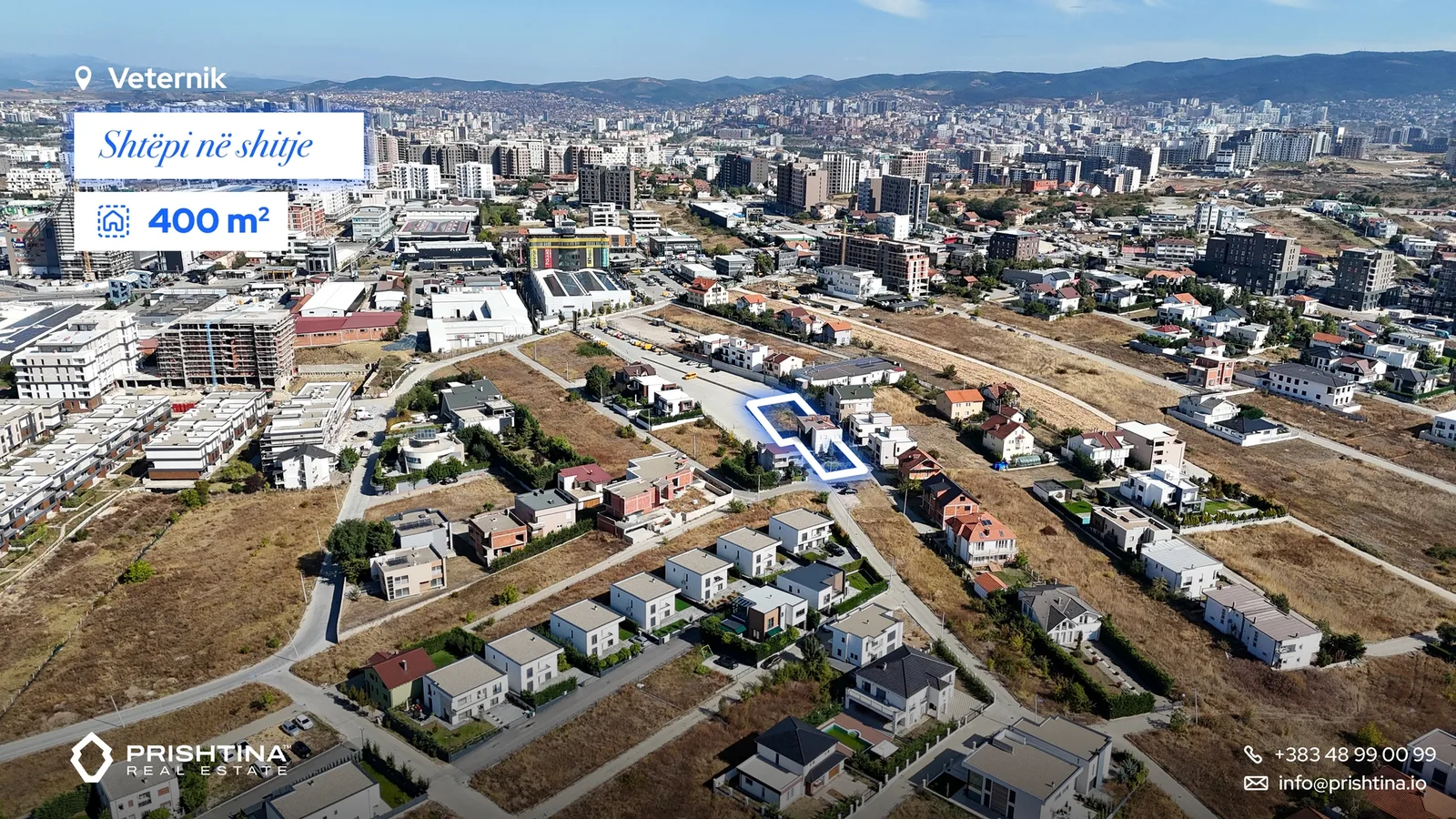 Shtëpi në shitje dhe me qira 400m² në Veternik