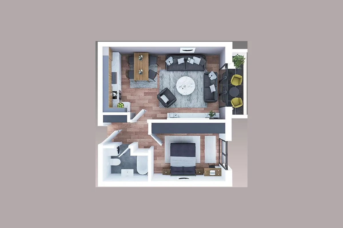 Banesë 60.7m² për #SHITJE te Mati 1