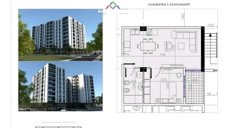 Apartament Ne Shitje 1+1 Ne Paskuqan (ID B110415) Tirane