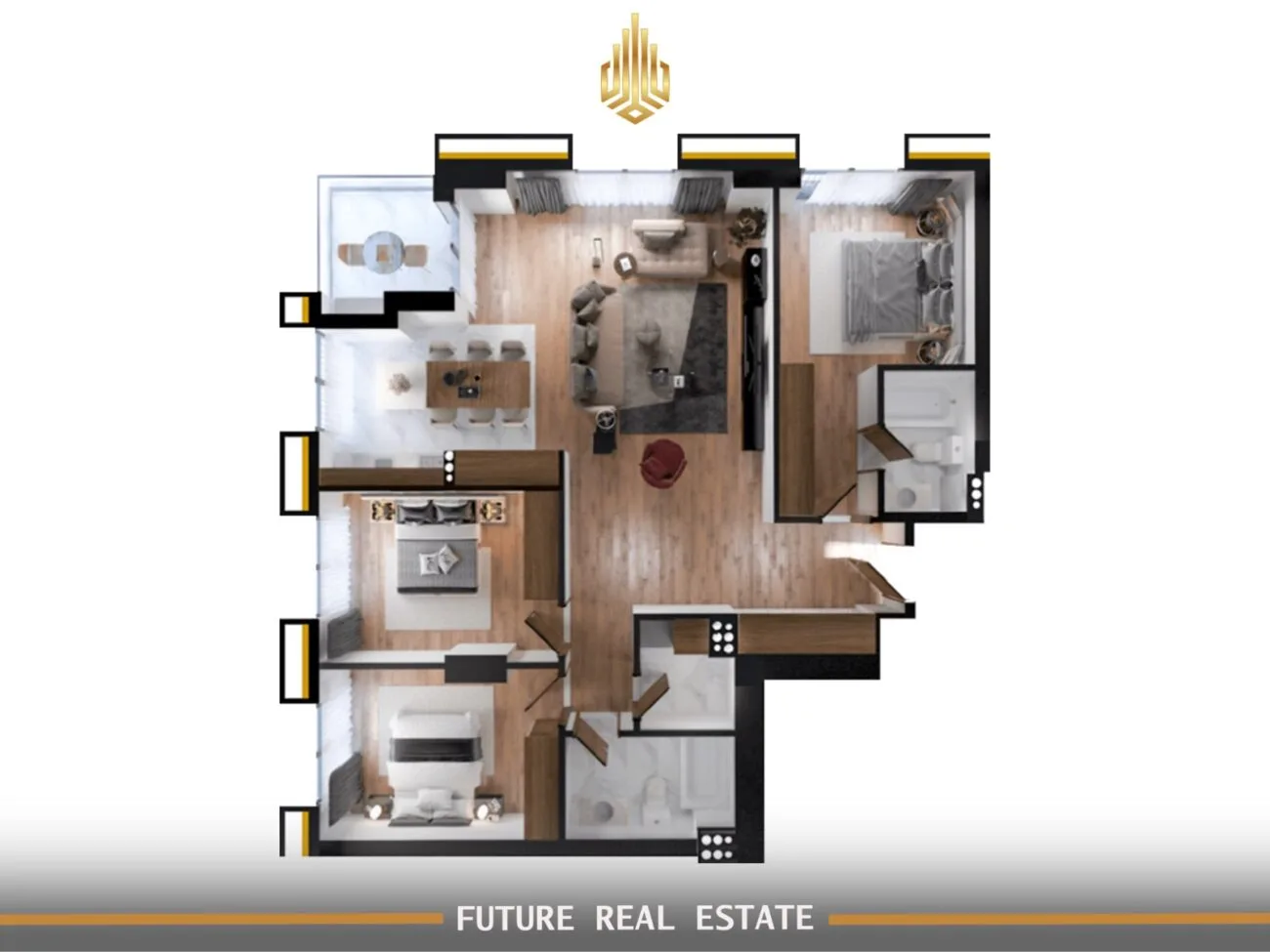 Banesë në SHITJE – 3 dhoma gjumi – Prishtinë – Lakrishtë – Prime Residence 2.