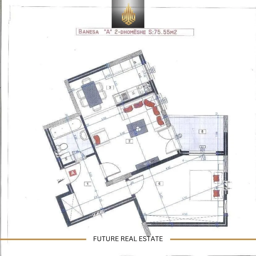 Banesë në SHITJE/75.55m²