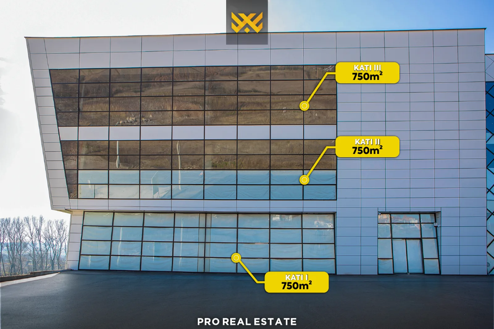 Objekt Afarist 3600m² me #QIRA në Magjistralen Mitrovicë – Prishtinë.
