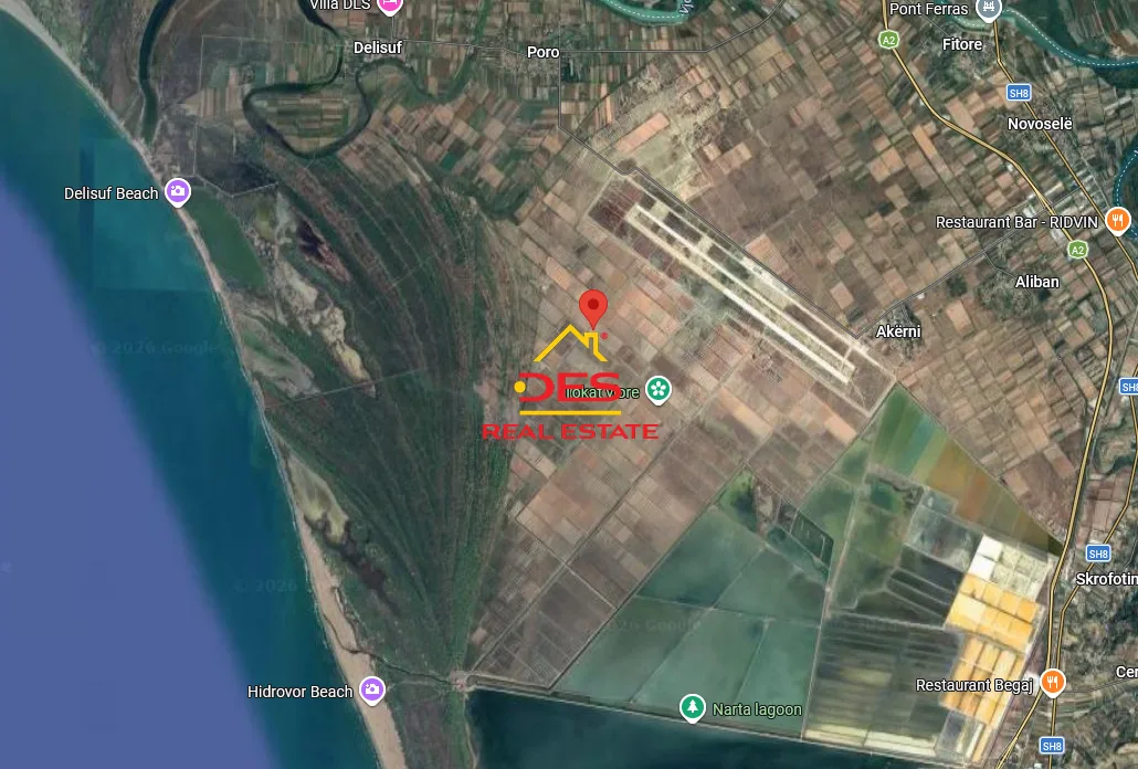 Shitet tokë-arë në akërni pranë aeroportit të ri të vlorës.