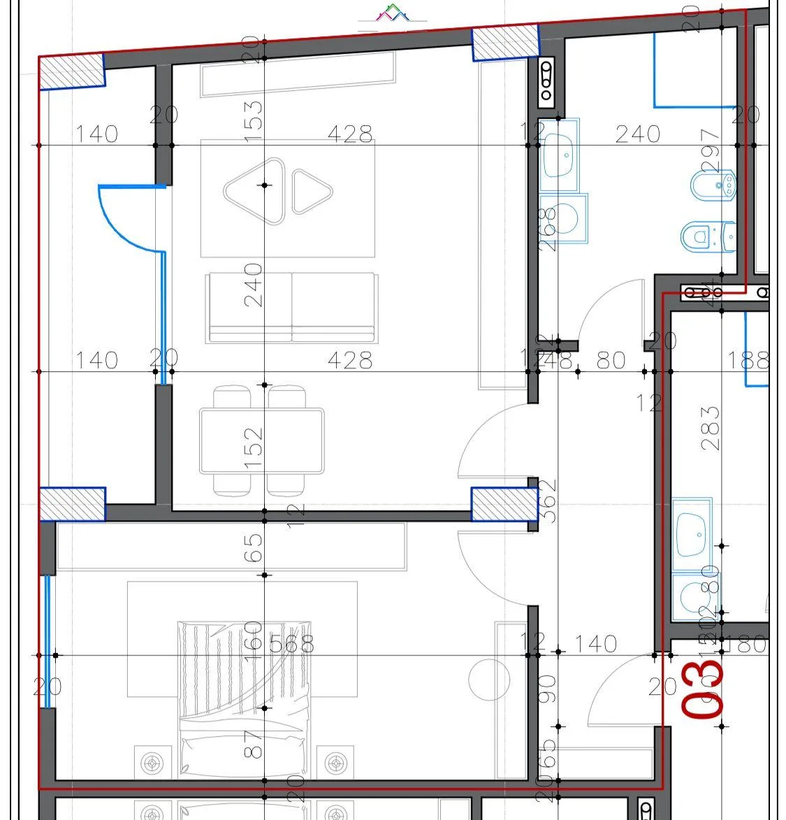 Apartament Ne Shitje 1+1 Ne Kamez (ID B110372) Tirane