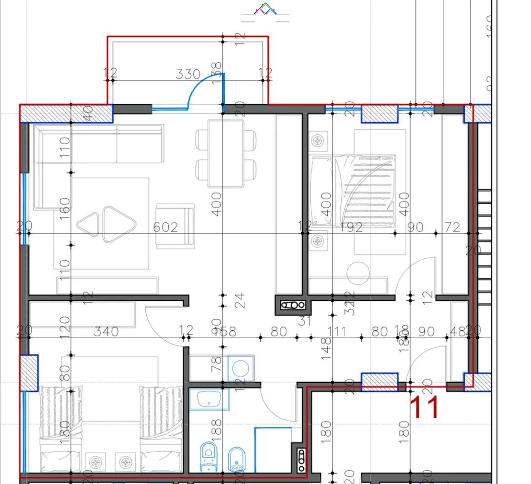 Apartament Ne Shitje 2+1 Ne Kamez (ID B120600) Tirane