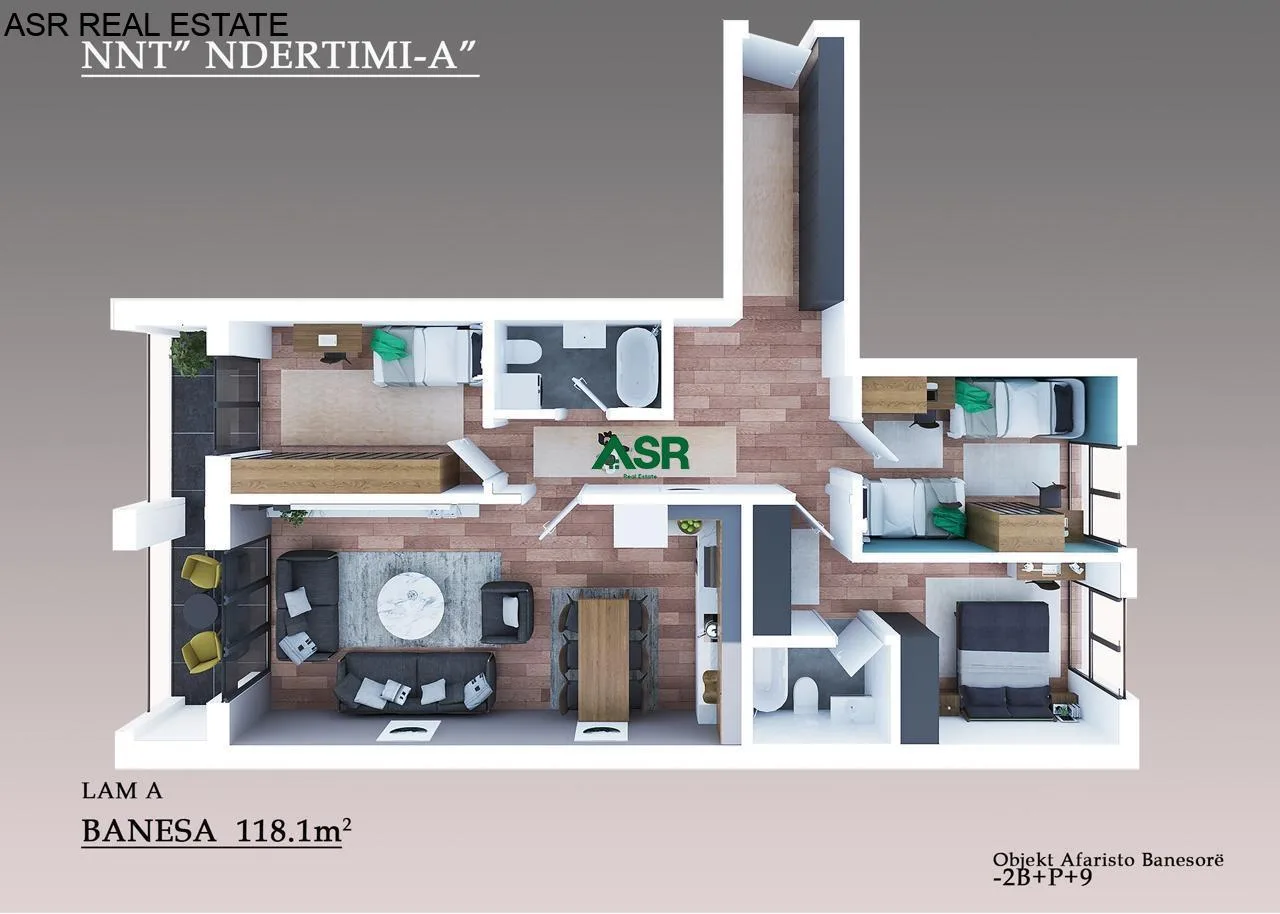 #ID:3367 Banesë 118m2 ne #shitje në rr.B
