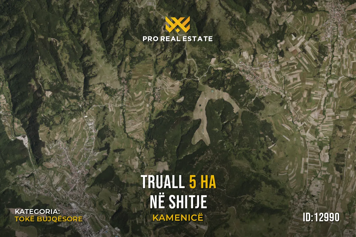 Truall 5 Ha për #SHITJE në Kamenicë