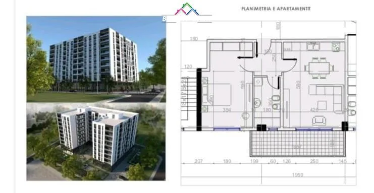 Apartament Ne Shitje 1+1 Ne Paskuqan (ID B110416) Tirane